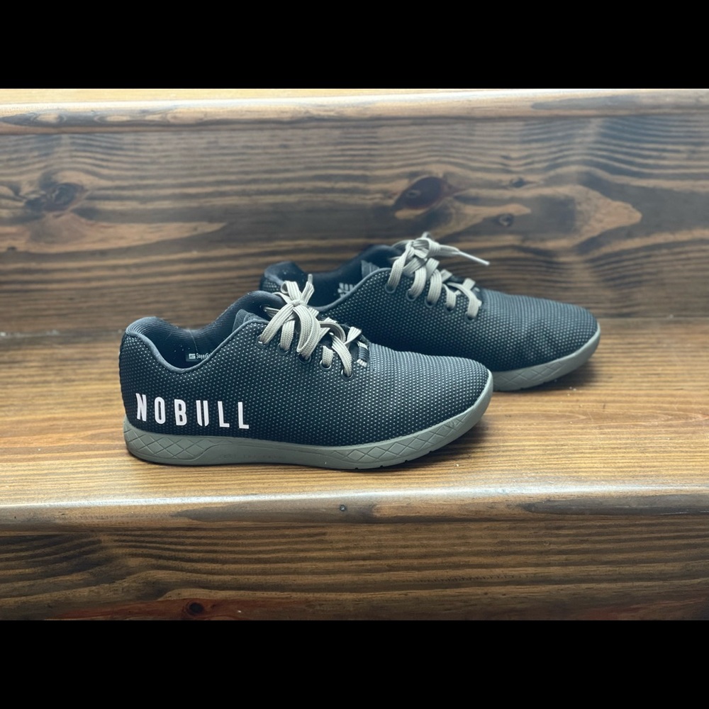Nobull black and gray sneakers size 8.5
